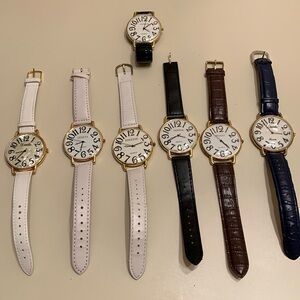Vintage costume fashion ladies watches AS IS with different colored straps